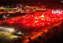 FOTO IZ ZRAKA Ovako večeras izgleda Vukovar