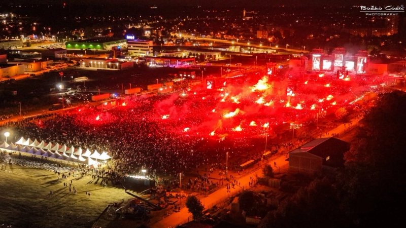 FOTO IZ ZRAKA Ovako večeras izgleda Vukovar