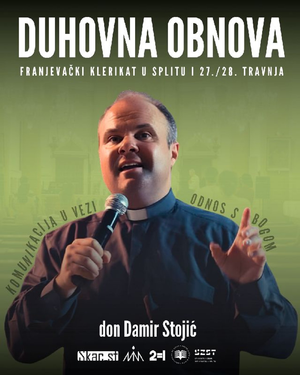 SKAC-ova duhovnu za mlade u Splitu predvodit će don Damir Stojić