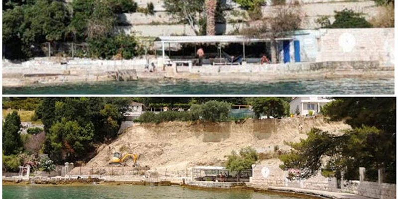 Park šuma zabranila radove u uvali Ježinac: 'Dobili dozvolu za rekonstrukciju, a uklonili potporne zidove'
