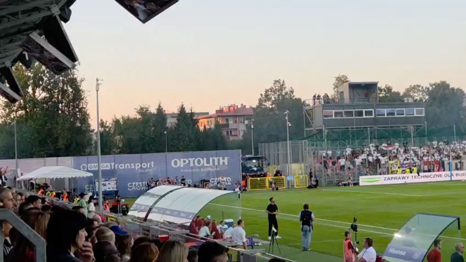 VIDEO: Za Hajduk se navija i na domaćoj tribini
