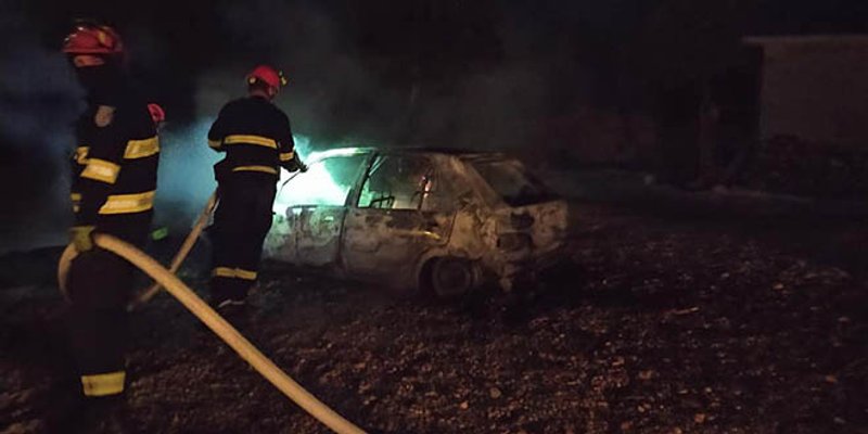 IZGORIO AUTO NA BRAČU Nema ozlijeđenih