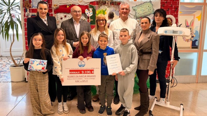 Učenici i djelatnici OŠ Bol donacijom pomogli malim pacijentima splitske bolnice
