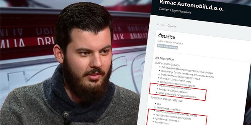 Mate Rimac objasnio zašto čistačica u njegovoj firmi treba znati raditi u MS Office paketu