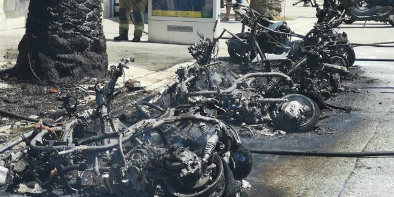 POLICIJA UTVRDILA UZROK POŽARA Na Rivi došlo do samozapaljenja elektromopeda