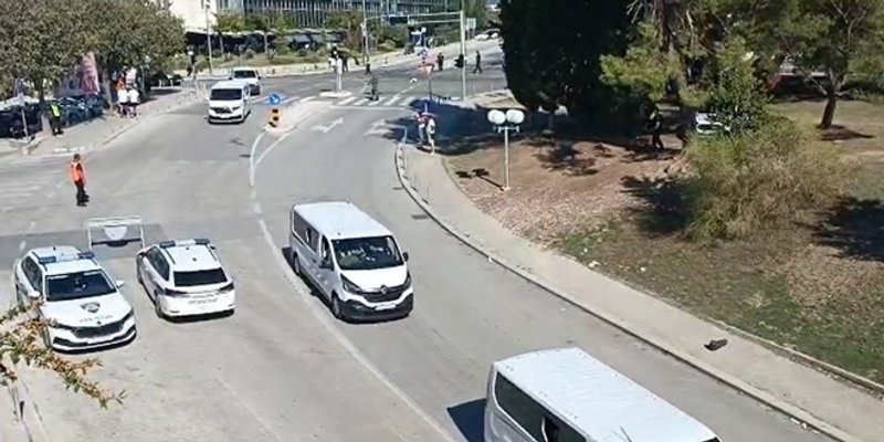VIDEO: BBB u jakoj policijskoj pratnji stigli na Poljud