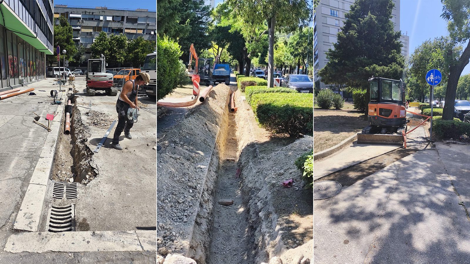 FOTOGALERIJA: Završeni važni radovi u dvije splitske ulice, građane čeka jedna velika promjena