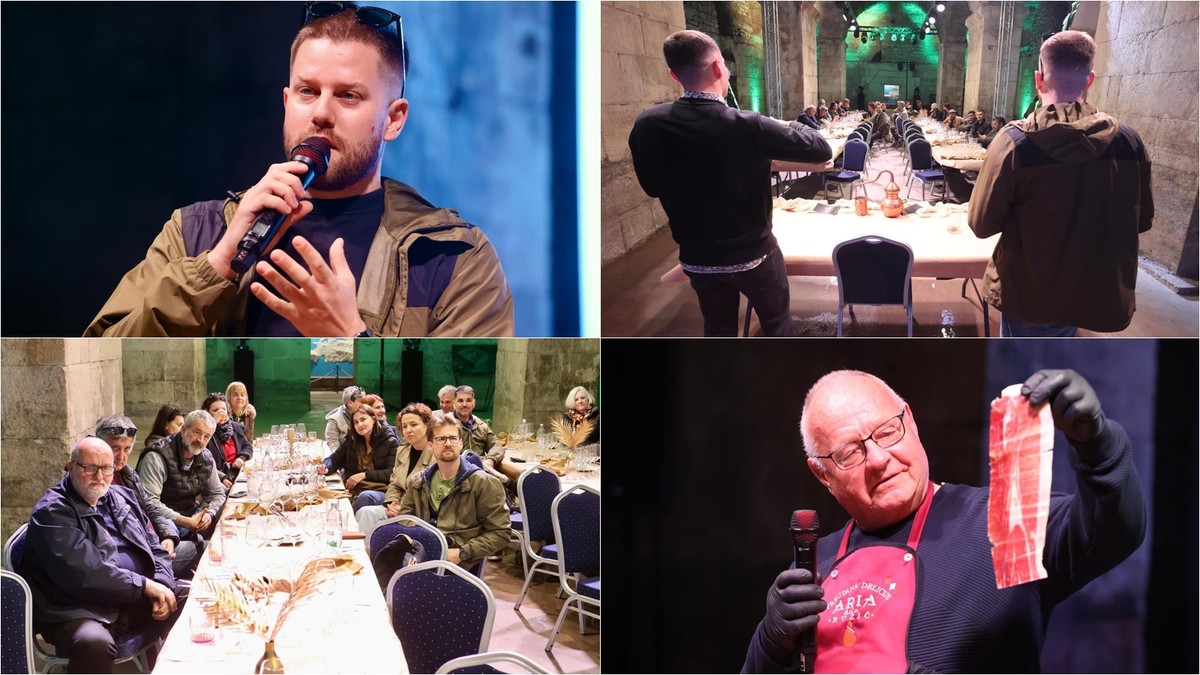 ZA CARSKIM STOLOM Ugostitelji iz Dalmacije educirali se o pršutu i soparniku