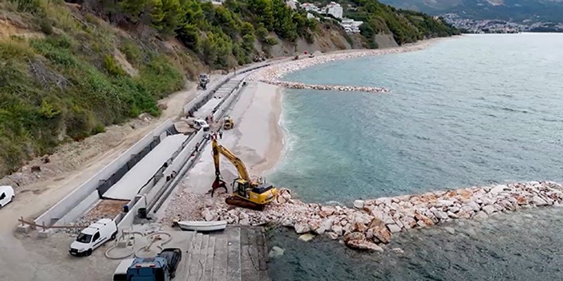 VIDEO Pogledajte kako šetnica Duilovo - Stobreč izgleda iz zraka