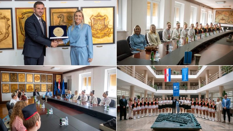 Gradonačelnik Šuta primio Mažoretkinje grada Splita
