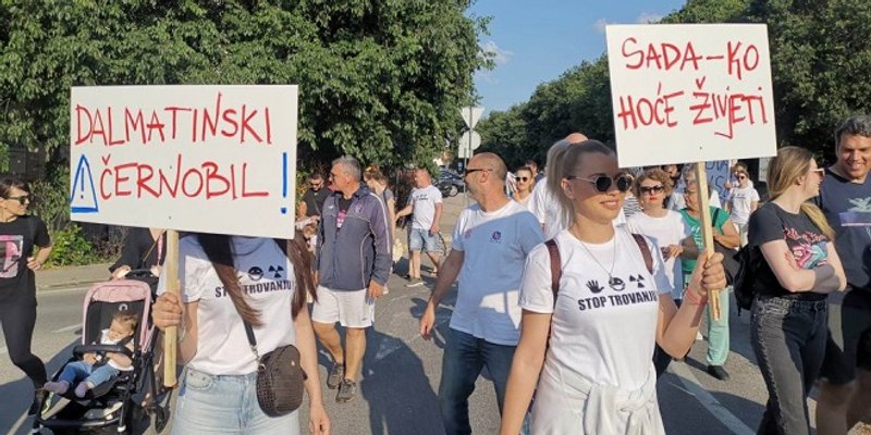 VIDEO: Zagađenje iz Sjeverne luke došlo do Sabora