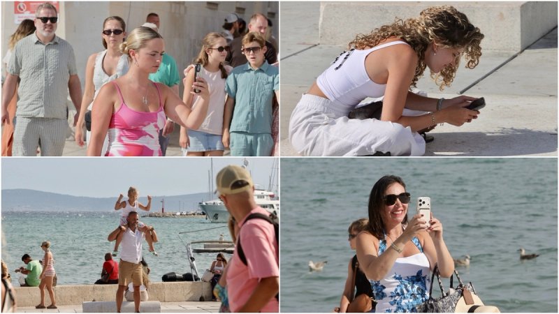 FOTO Splitska Riva puna turista