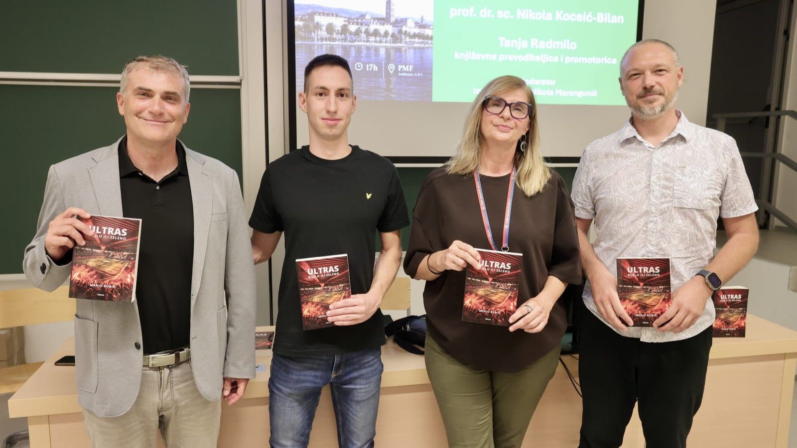 Splitski student predstavio knjigu o navijačkoj subkulturi 'ULTRAS - Bijelo ili zeleno': 'Na gostovanju nitko nije škverski radnik, zubar ili profesor' 