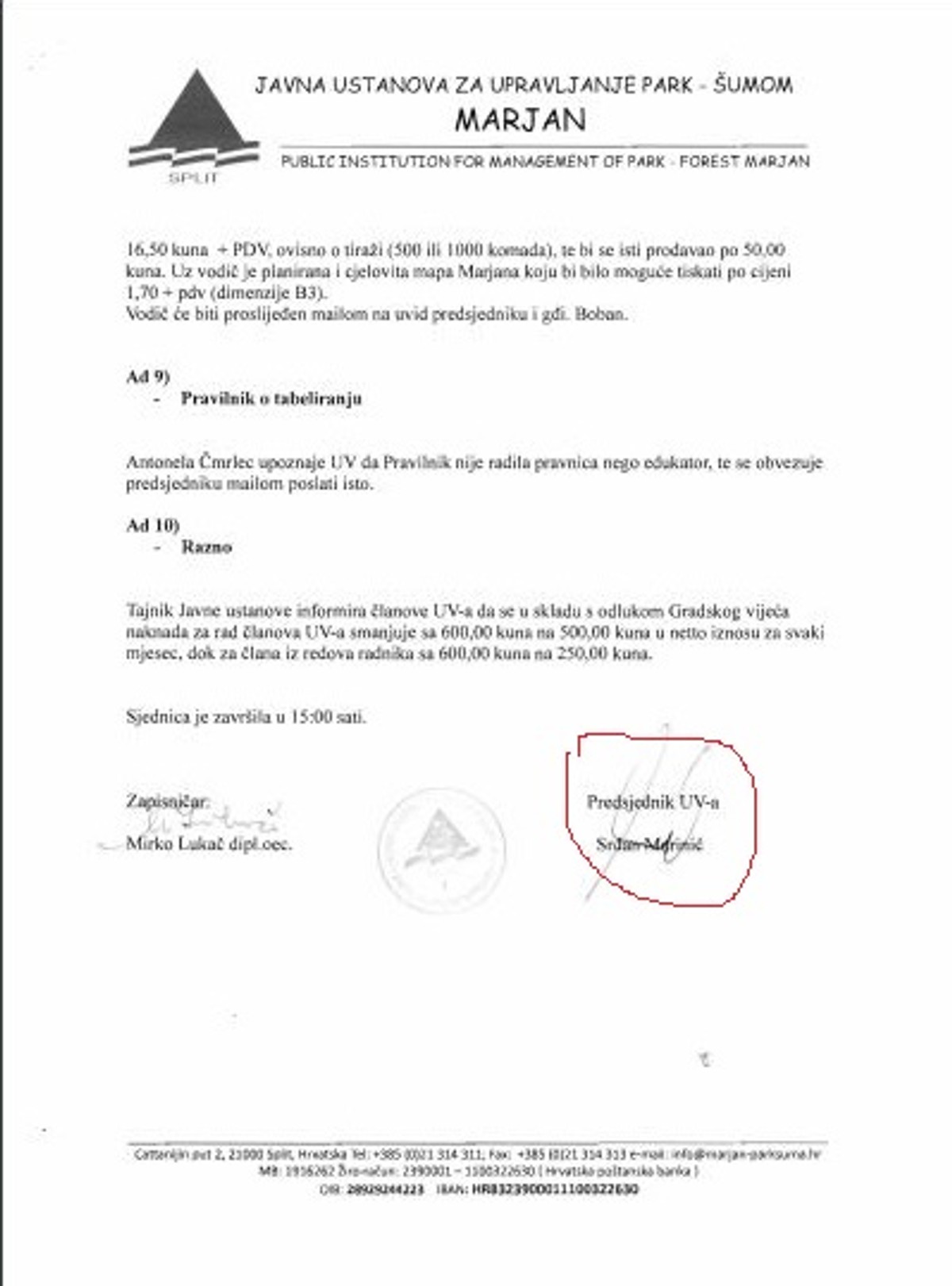 SRĐAN MARINIĆ SE PREDOMISLIO: U posjedu smo dokumenta kojim je kao predsjednik UV JUPŠ Marjan odobrio automobile