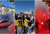 FOTO/VIDEO Pogledajte kako se zabavljaju splitski maturanti! Okupirali ulicu, zapjevali iz svega glasa i napravili pravu feštu