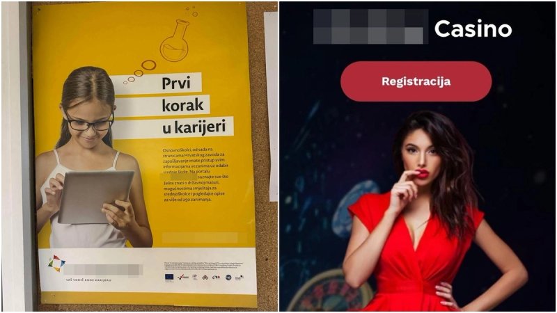 Bizaran propust u HZZ-u: plakat za školovanje vodi djecu na online klađenje