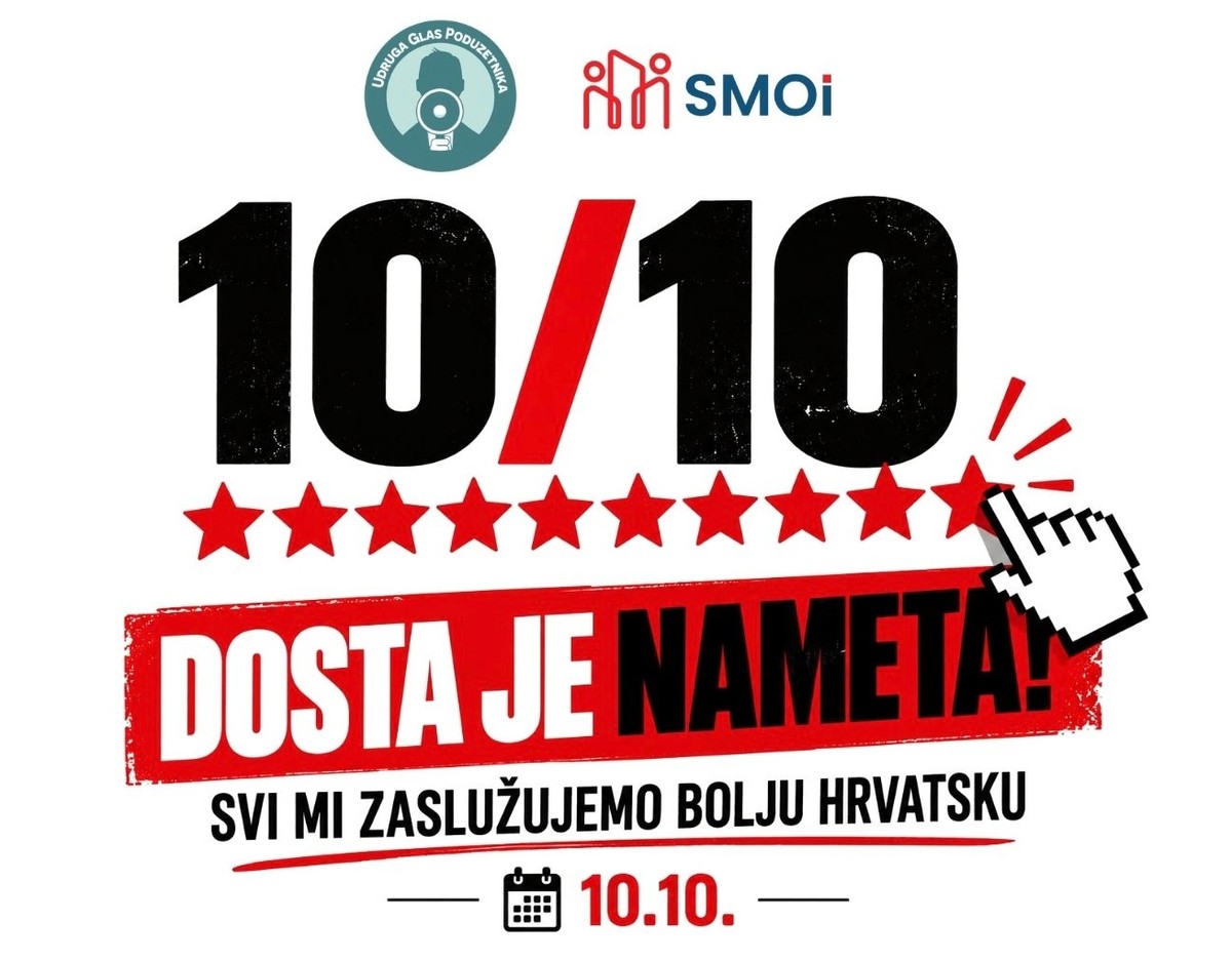Mali poduzetnici, obrtnici, paušalisti i mali obiteljski iznajmljivači izlaze na ulice: 'Dosta je nameta'