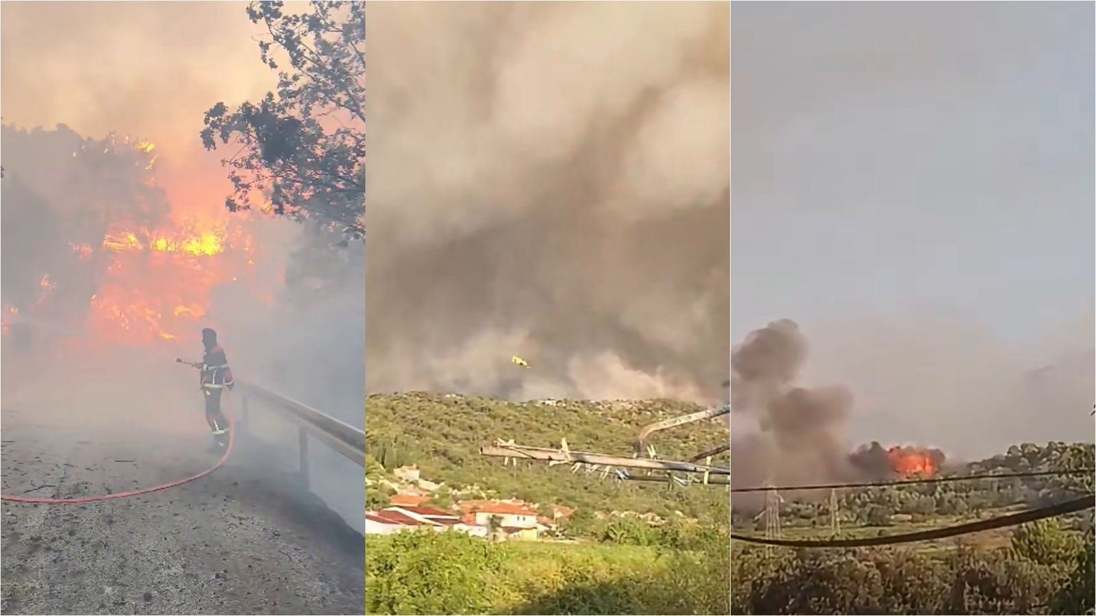 Požar na Pelješcu gasit će i zagrebački vatrogasci