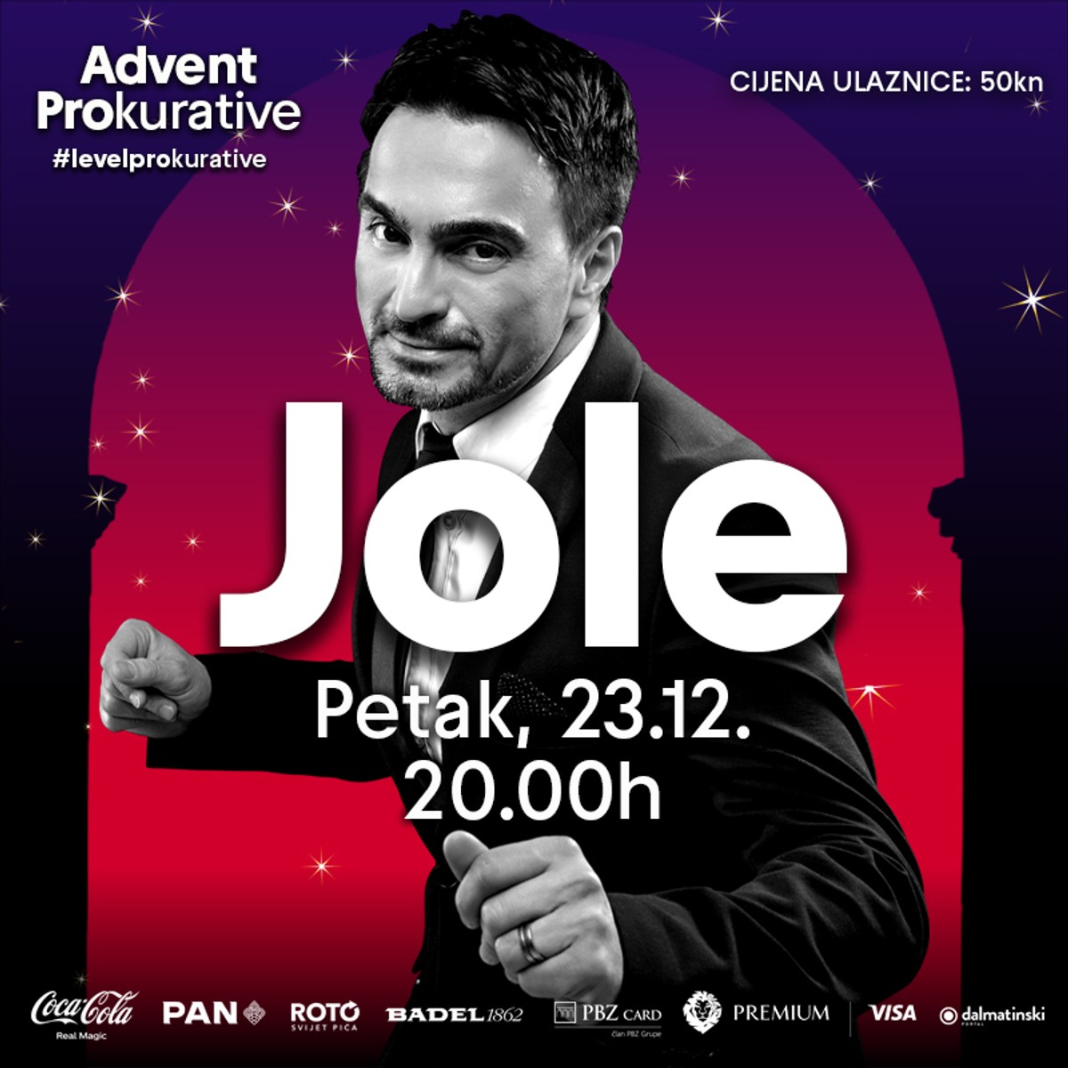 Produženi vikend na Prokurativama - Jole, cjelodnevna fešta na Badnjak, koncerti Siniše Vuce i Milana Terze