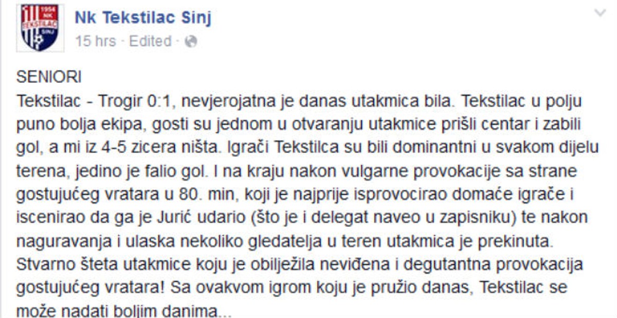 Goran Šušnjara više nije trener Imotskog