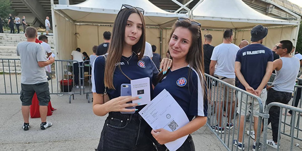 UŽIVO S POLJUDA: Svi koji su htjeli, uspjeli su se testirati i dobiti potvrdu za ulazak u roku od nekoliko minuta