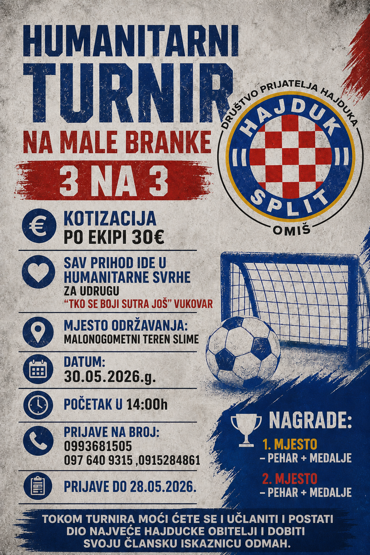 NA SLIMENU Humanitarni turnir 'na male branke' 3 na 3