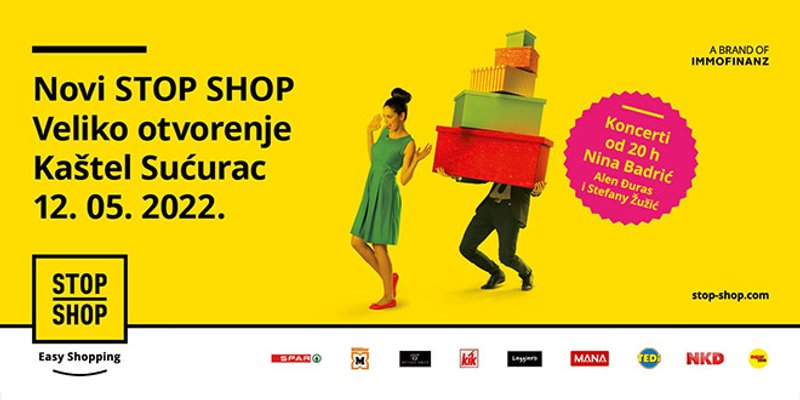 Koncert Nine Badrić poklon za otvorenje najnovije shopping oaze u Dalmaciji