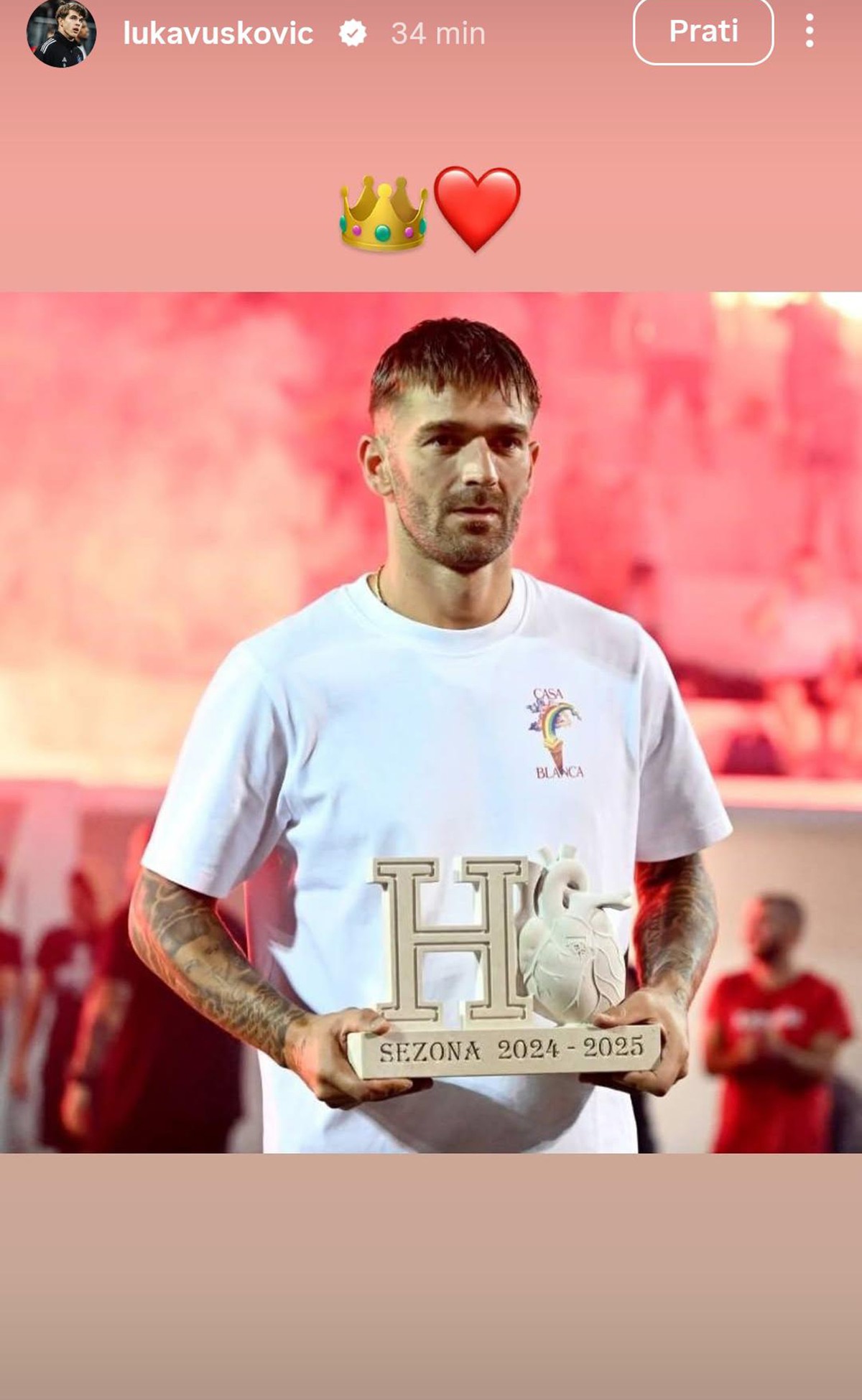 Luka Vušković dao podršku Marku Livaji!