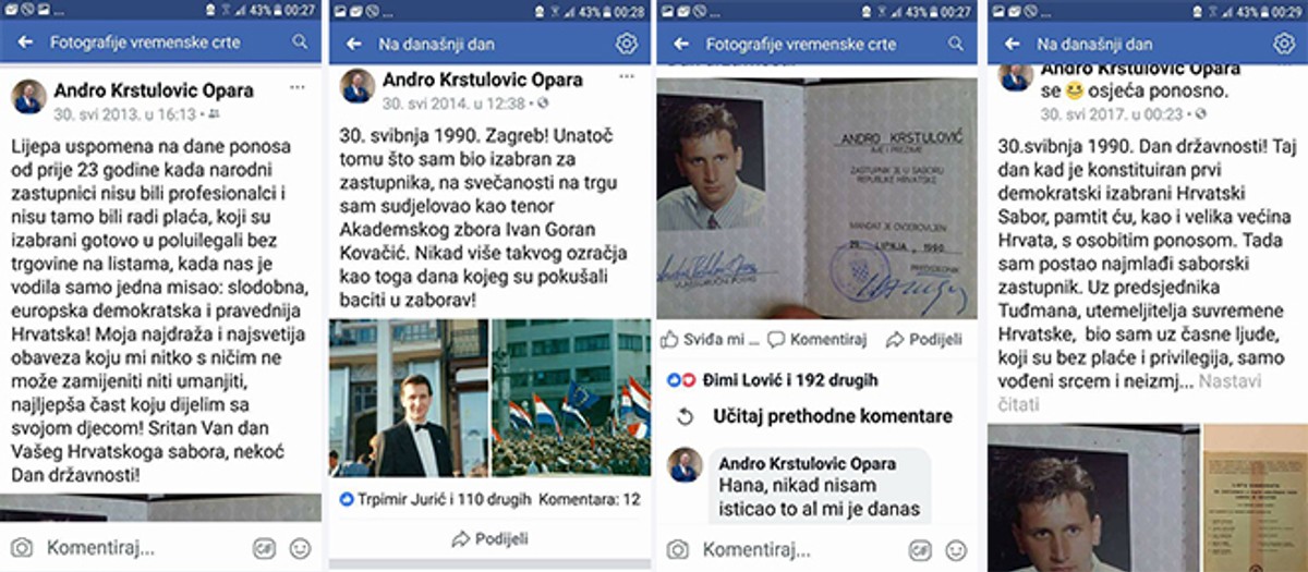 Andro Krstulović Opara: Sve nas je više koji današnji datum smatramo pravim Danom državnosti