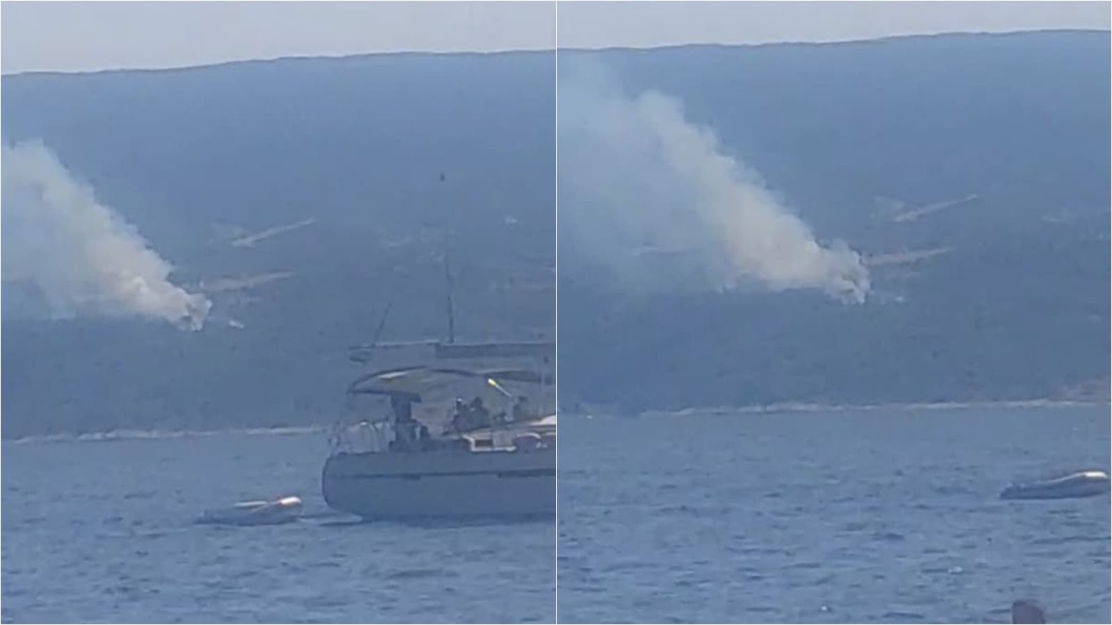 VIDEO Planulo na Braču: Gase i zračne snage