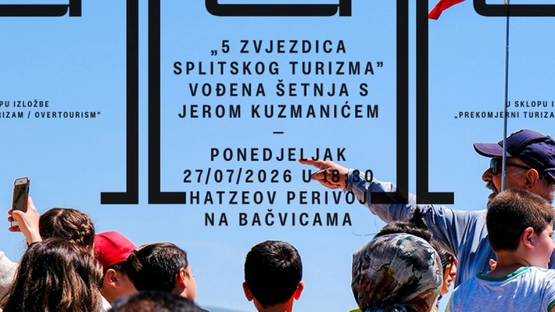 Split kroz prizmu prekomjernog turizma: Jere Kuzmanić vodi besplatnu autorsku šetnju gradom
