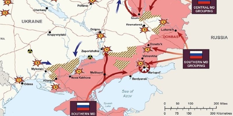 Britanci objavili novu ratnu kartu, najžešće borbe se vode oko Hersona
