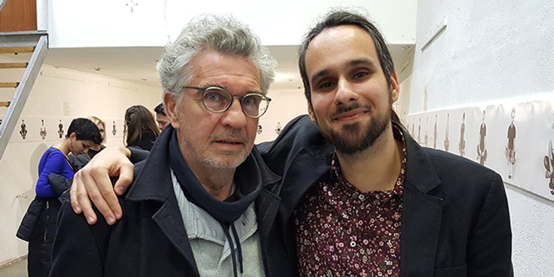 SPORTSKO-UMJETNIČKA OBITELJ: Za Tonija Mijača otvorenje izložbe je bila katarza, a za njegovog oca Željka oduševljenje