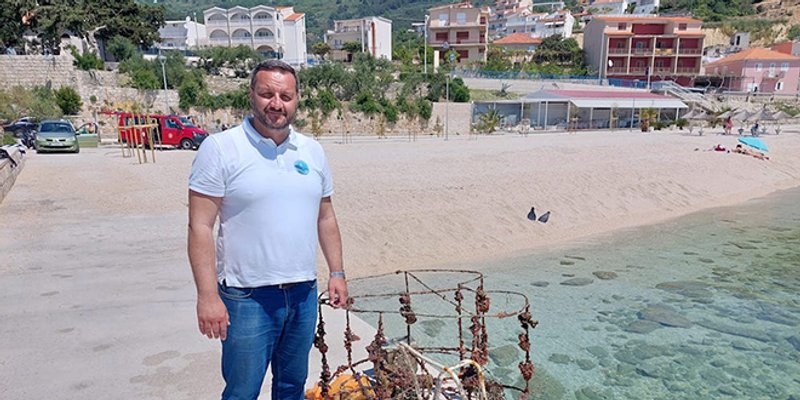 FOTO: Na drugoj akciji čišćenja podmorja u Podstrani nije pronađeno puno smeća