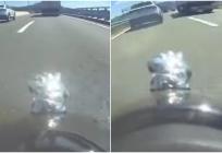 VIDEO Splitskog motociklista pogodio predmet s drugog vozila na autocesti, zahvalio sv. Heleni