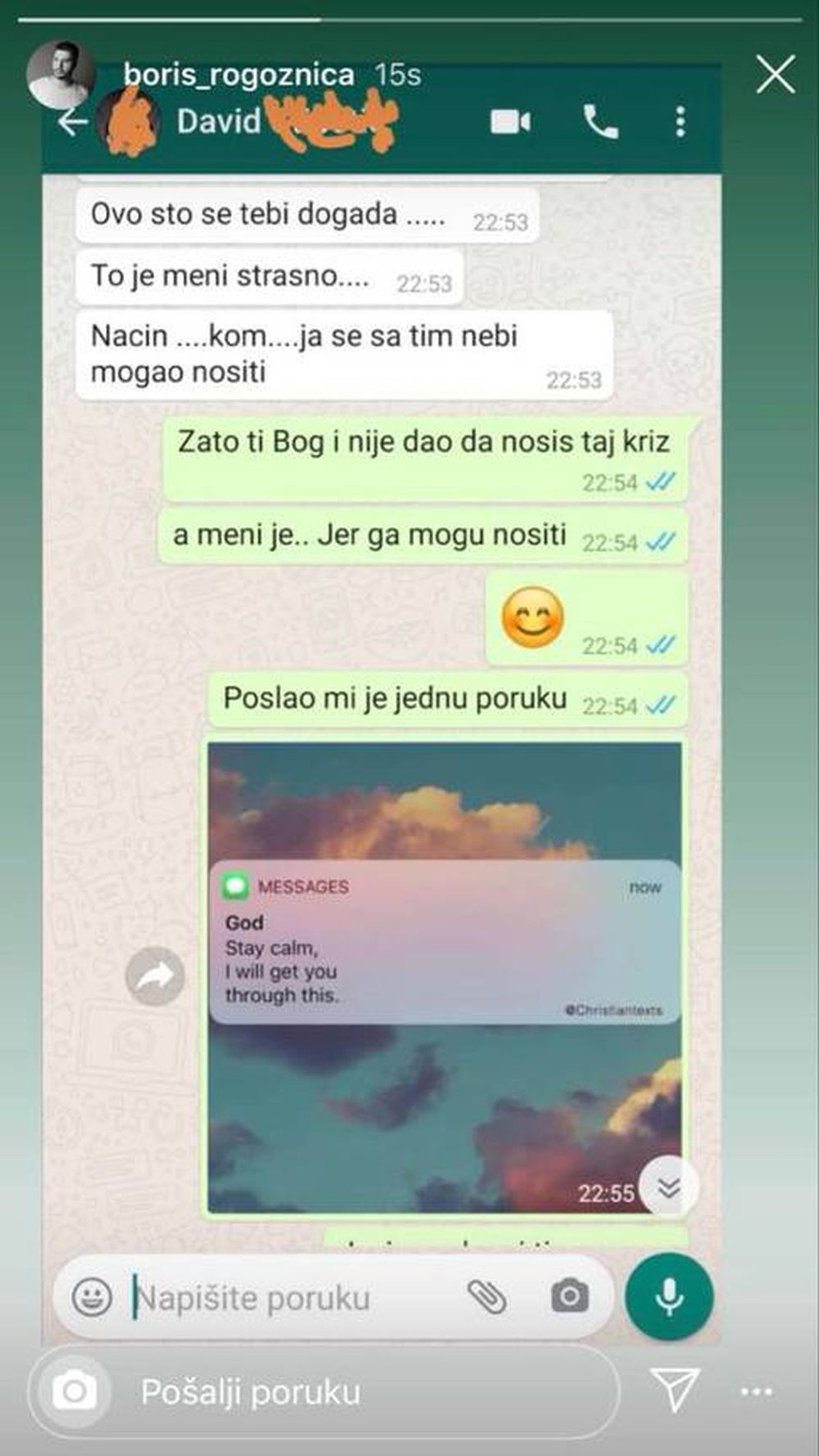 Emotivni Rogoznica dao do znanja da mu je lakše uz 'božje poruke' koje mu šalje aplikacija za mobitel