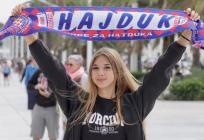 FOTOGALERIJA Splitsku Rivu okupirali navijači, 'uhvatili' smo zanimljive prizore
