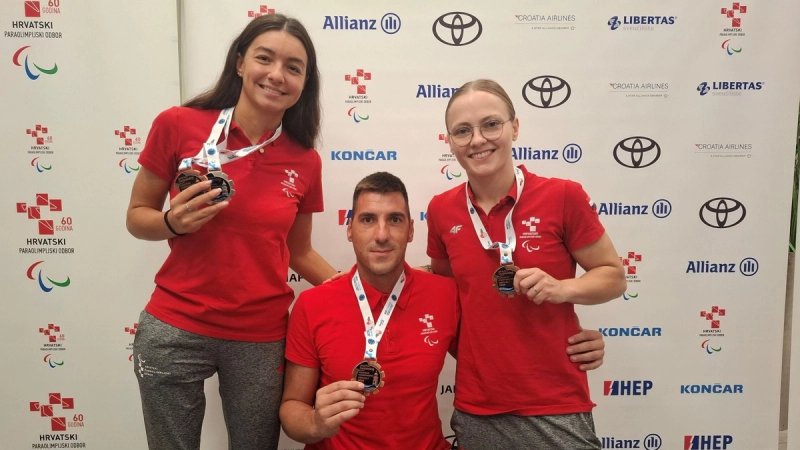 Srebro, tri bronce, deset rekorda... Novi uspjesi hrvatskih paraplivača!
