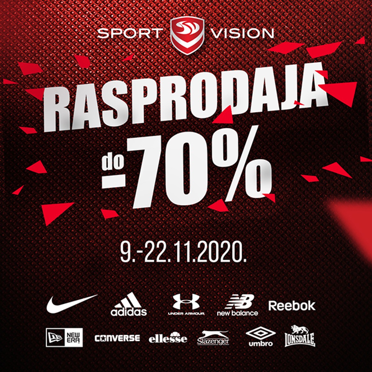 Rasprodaja u Sport Visionu!