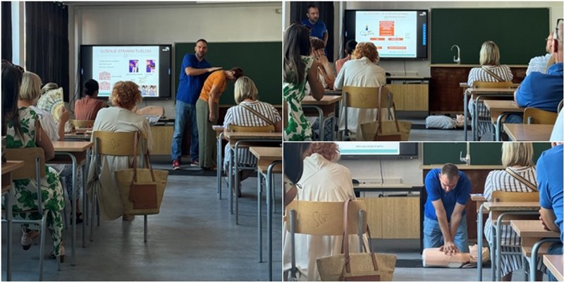 Edukativno predavanje 'Pružanje prve pomoći djeci školske dobi' u OŠ Marka Marulića