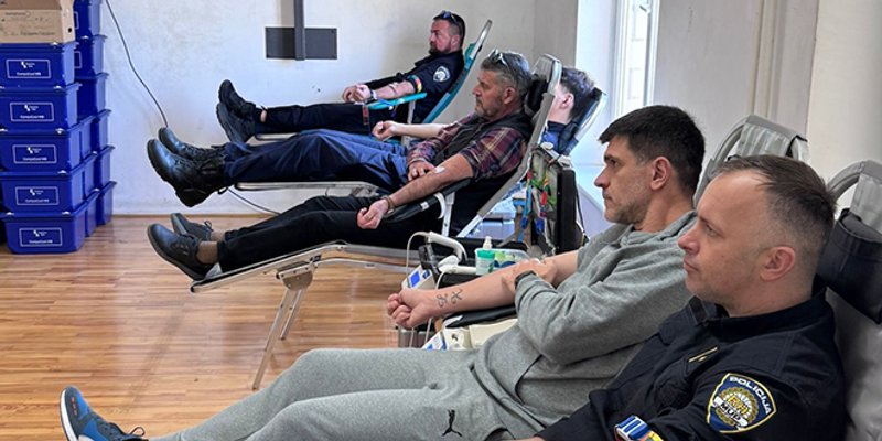 Završena prva ovogodišnja akcija darivanja krvi splitske policije, prikupljeno je 180 doza