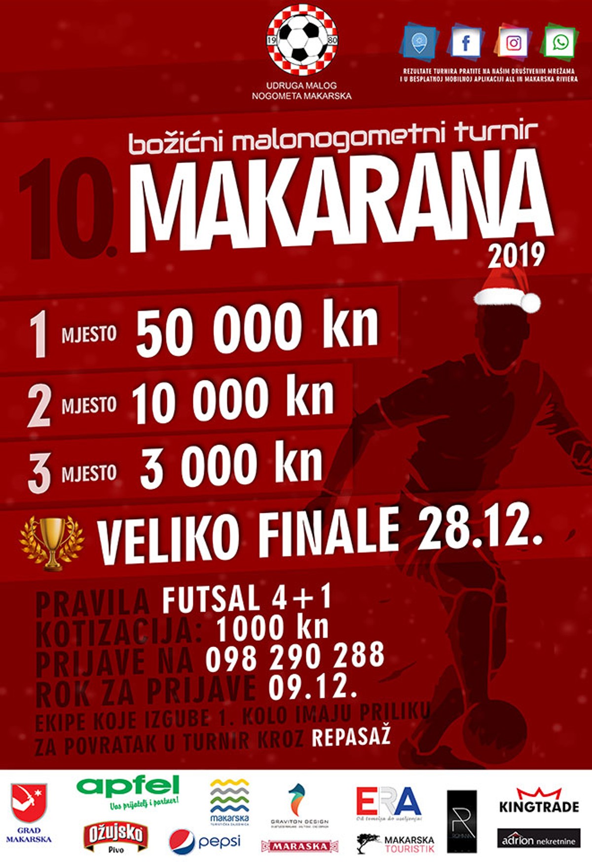 MAKARANA: Počele prijave za turnir u gradu futsala, prva nagrada je 50.000 kuna!