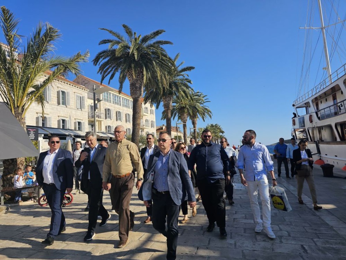 Plenković i Boban na Hvaru