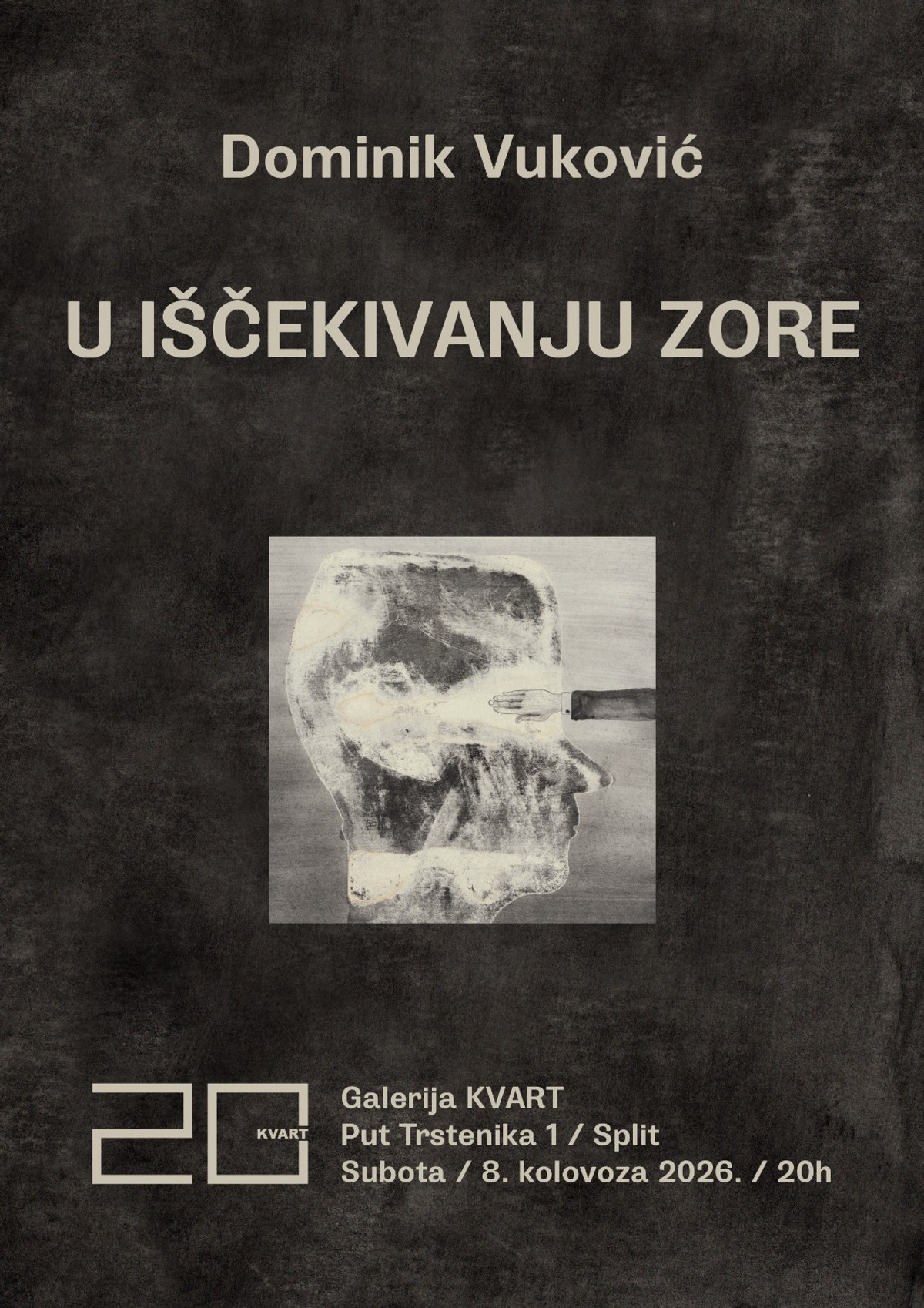 GALERIJA KVART Otvara se izložba 'U iščekivanju zore' Dominika Vukovića