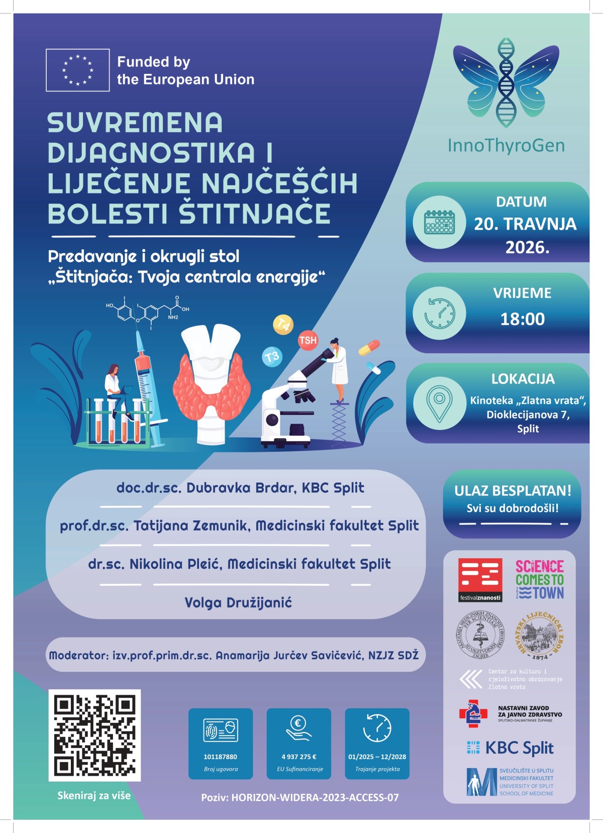 Suvremeni pristupi bolestima štitnjače u fokusu stručnog predavanja u Splitu