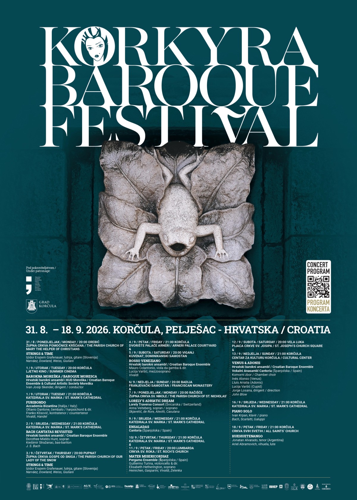 Korkyra Baroque Festival slavi 15. izdanje: Korčula domaćin velikim imenima barokne glazbe