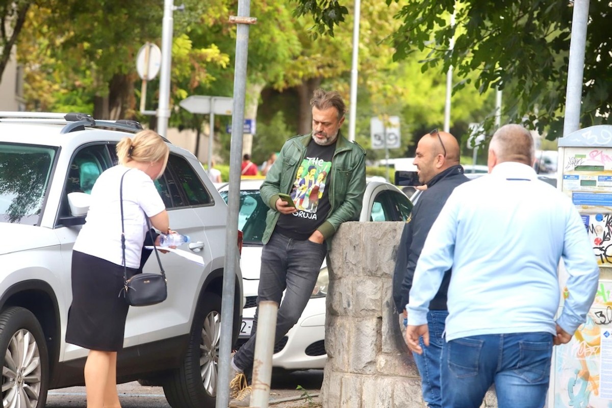 Sergej Trifunović nakon privođenja u Splitu  | foto: Veljko Martinović