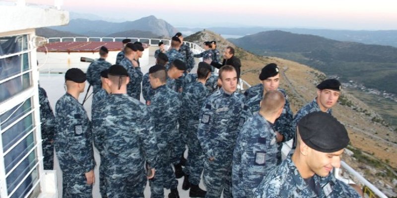 Kadeti studija vojnog pomorstva posjetili Zvjezdano selo Mosor