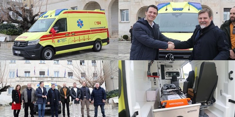 Vrijedna donacija Makarskoj rivijeri: Stiglo novo vozilo Hitne medicinske pomoći