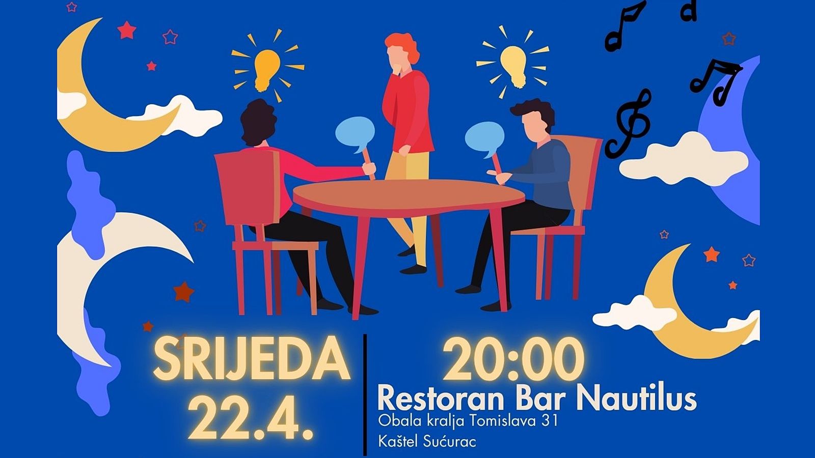 NASTAVI STIHOVE Glazbeni kviz i kviz općeg znanja u Noći knjige u Kaštel Sućurcu